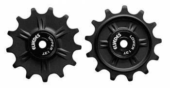 Elvedes Set Derailleur Wheels 2x13t 12V forseglet sort