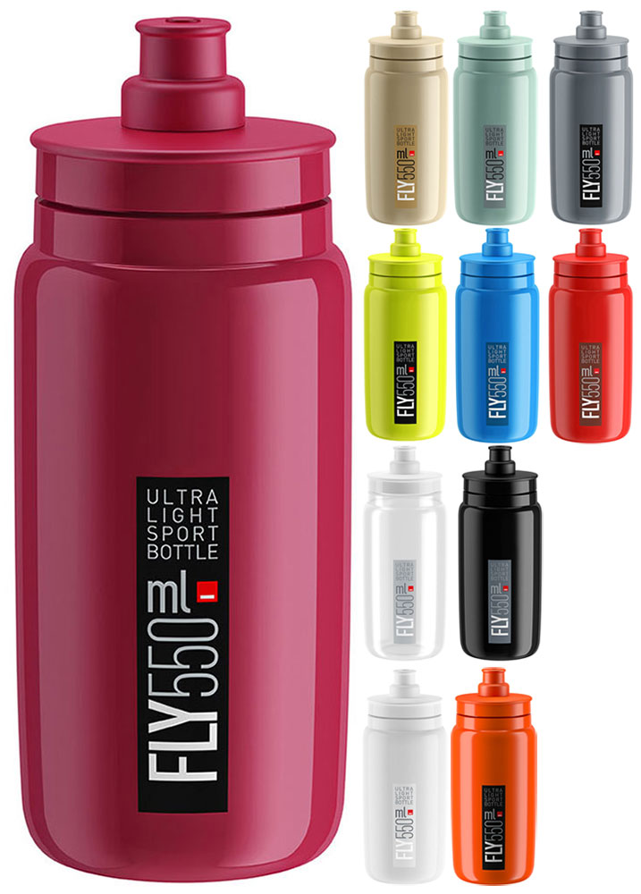 Elite fly bottle 550ml | black grey