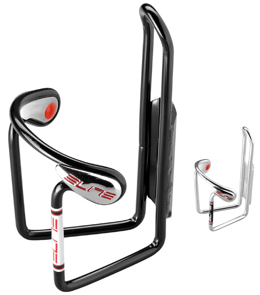 Elite ciussi gel bottle cage | silver