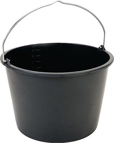 Berdal Baueimer 20ltr schwarz gripline-d