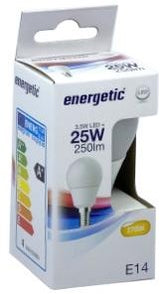 Enzo energetic led kogel e14 2,9-25w 2700k mat - 2710212