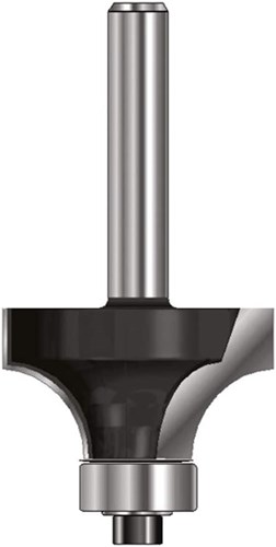 Ent-Rundfräser HM R4 mit Lager, Schaft 8 mm – 7914284 – 7914284