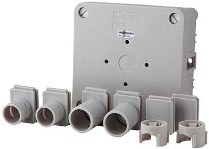 Enzo Abl Kabelbox Uni Abl Grau mit Deckel 4047850