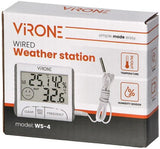 Enzo Chacon Wetterstation mit kabellosem Außensensor + Barometer Farbe 8150190