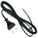 Enzo eurosnoer 2x0,75 zwart 2 meter 1065520