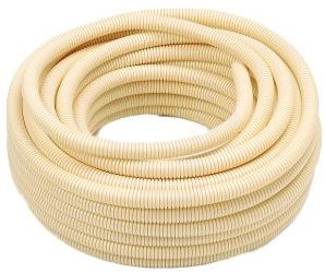 Enzo flexibele pijp 5 8 16mm creme 100 meter - 4031042