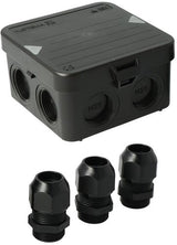 Enzo kabeldoos attema ak1 | + 3 wartels m25 ip65 zwart - 4034023