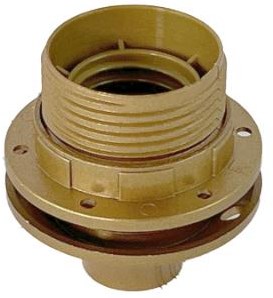 Enzo lamphouder e27 goud m kraag + ring 6043004