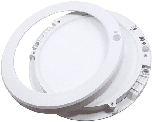 Enzo led panel downlighter | wit | 10-18w | 3000k | dimbaar + ir-sensor | instelbaar 10-15-18w | diameter 220mm - led2580