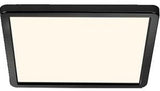 Enzo led plafonniere | oja 29 vierkant zwart 14,5w 3000k 4000k 29cm - 4802308