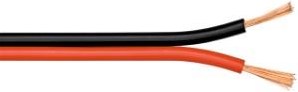 Enzo Lautsprecherkabel 2 x 0,75 qmm rot schwarz - 1394530