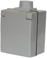 Enzo Perilex Aufputzsteckdose | 16a | swd | grau | abl 2441860 - 4052965