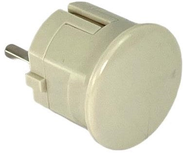 Enzo Schutzkontaktstecker abgewinkelt, weißer Bakelit MK 6140595