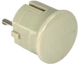 Enzo Schutzkontaktstecker abgewinkelt, weißer Bakelit MK 6140595
