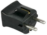 Enzo Schutzkontaktstecker, schwarze Kupplung 6141000