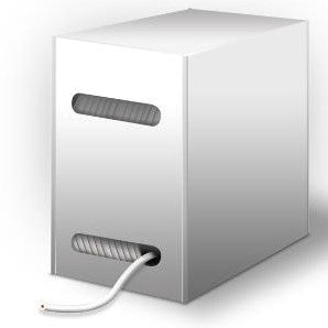 Enzo STP Cat5e Box 305 m grau massiv – 1381531