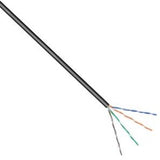 Enzo UTP Cat5e 4x2 AWG24 100 m schwarz massiv für den Außenbereich – 1381525