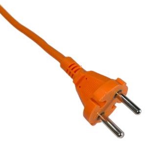 Enzo-Verlängerungskabel | PVC | orange | 2x1qmm | 10m - 1167045