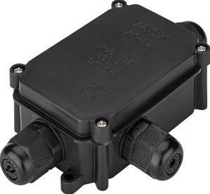 Enzo wasserdichte Kabelkupplung IP66 dreifach mit Verschraubung 4017092