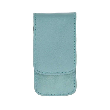 Erbe Solingen 3-teiliges Maniküre-Etui mit Druckknopfverschluss hellblau (erbe9203)