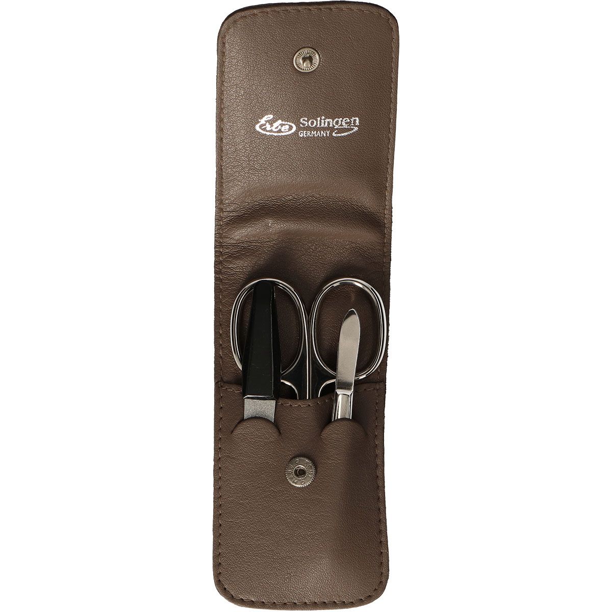 Erbe Solingen 3-teiliges Maniküre-Etui Taupe (erbe9208)