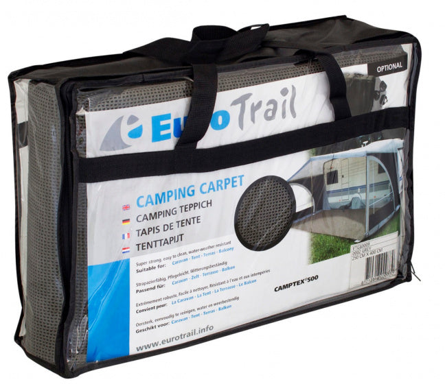 Eurotrail Camptex Zelt Teppich 300 x 400 cm PVC -Nylonblau
