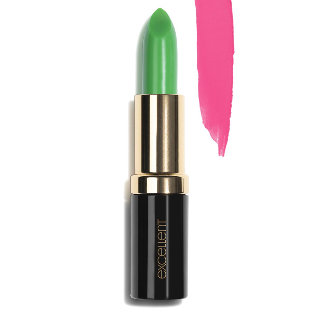 Ausgezeichneter Lavertu-Lippenstift 102 grün - warmes Alpenveilchen