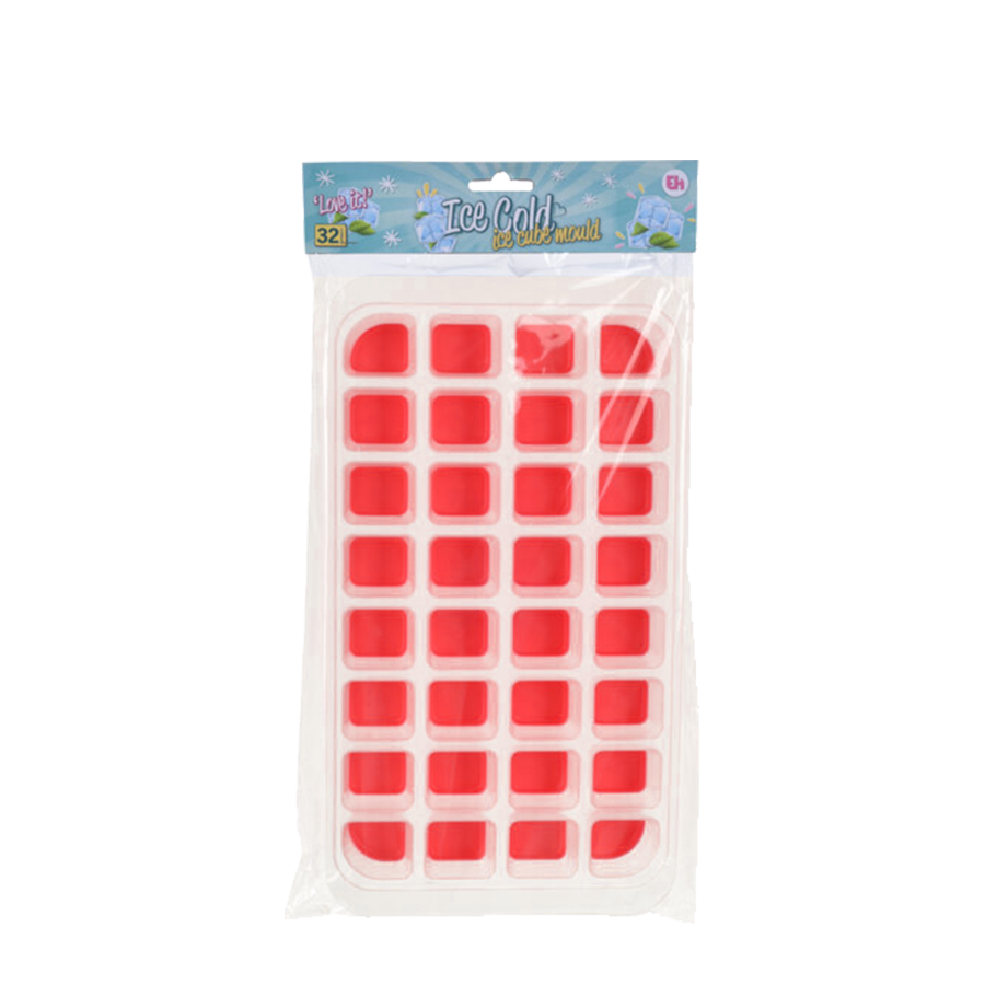 Excellent houseware ijsblokjesvorm rood