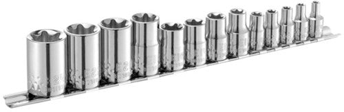 Expert by Facom Torx®-Steckschlüsselsatz | 1 4 3 8 - 1 2 | 13 Stück - e034801