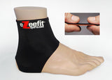 Ezefit-Knöchelsocken für Druckpunkte Anti-Blasen 1 mm Schwarz Größe 41-44