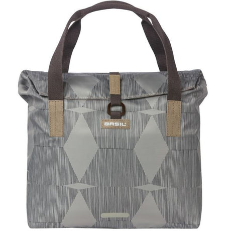 Basilikum Eleganz Fiethopper, grüner Haustier, Wasserstützklappfalt, gepackte Handschultergurte, 20-26L, Taupe