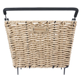 Basil Fahrradkorb Cento Rattanoptik Multisystem 40 x 25 x 12 cm – Seegras