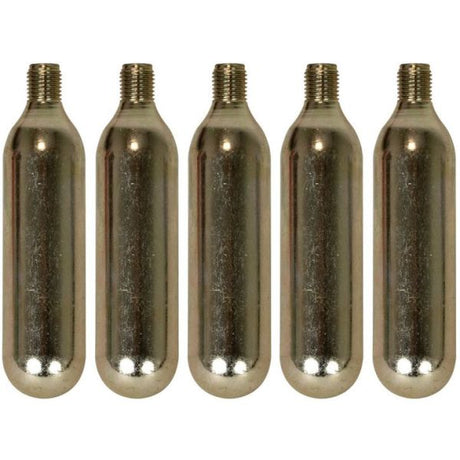 Dresco CO2-Kartusche 16 Gramm Stahl Silber 5-teilig
