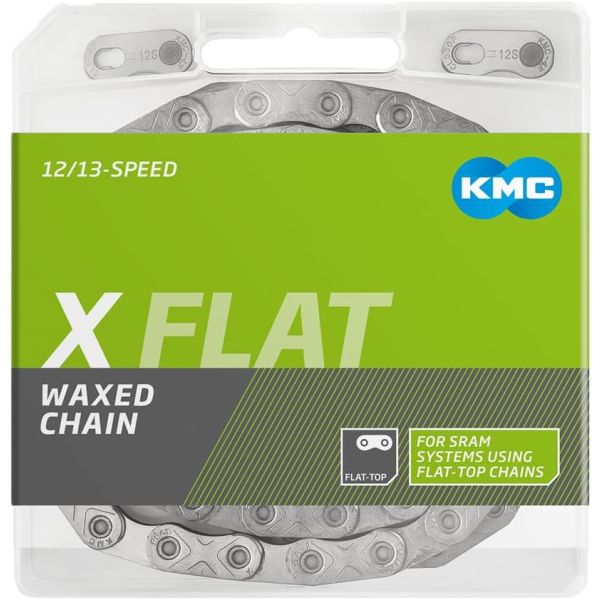 Kmc x flach gewachst - Silber (vernickelt)
