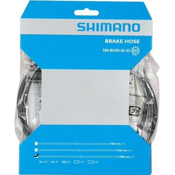 Shimano Bremsschlauch sm-bh59 br.line shim.sm-bh59 2000mm bl.kürzbar