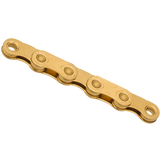 Kmc-Kette 12-Gang x flaches Zinngold x 126l gewachst