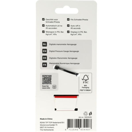 Simson digitale manometer aerogauge