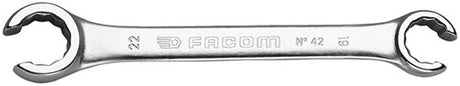 Facom open ringsleutel, 15° gebogen 19x22 mm l220mm - 42.19x22