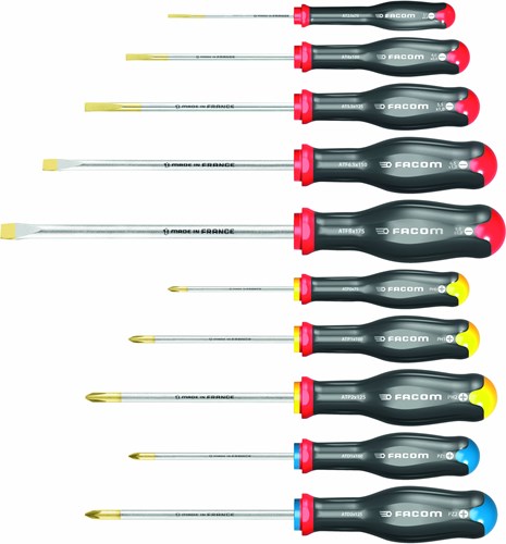 Facom-Set mit 10 Schraubendrehern – atw.j10pb