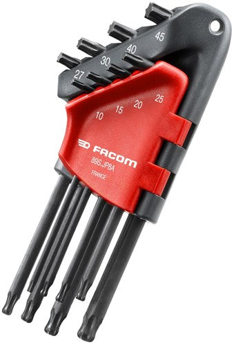 FACOM-Satz mit 8 langen Torx-Innensechskantschlüsseln mit Kugelkopf – 89s.jp8a