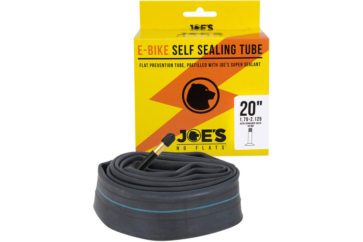 Joe's No Flats Inner Tube Self Sealing Tube AV 48mm 20x1,75-2,25 e-cykel