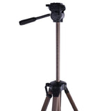 Tripod en aluminium Falcon Eyes + tête WT-3570 H165 cm