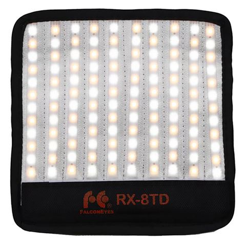 Falcon Eyes Flexible Bi-Color LED panel RX-8TD incl. Battery and softbox