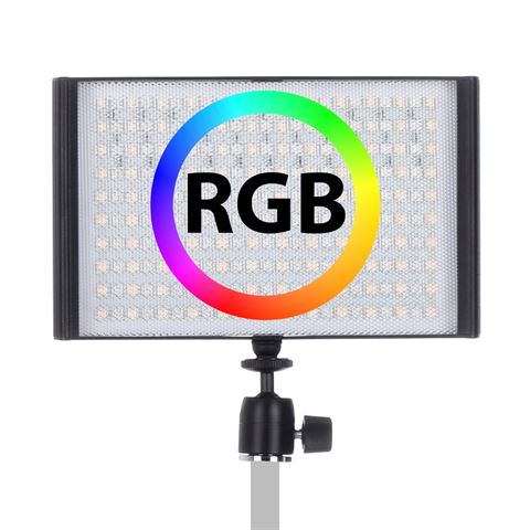 Falcon Eyes RGB LED -lampesett T8 inkl