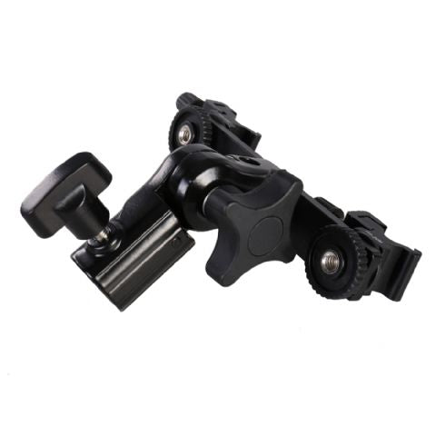 Falcon Eyes Eyes Twin Mount Tilting Bracket + 2 x Flash Shoe CLD-14A