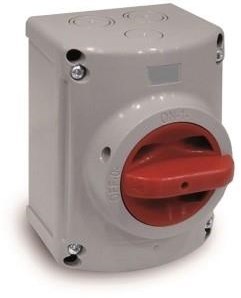 Enzo werkschakelaar 4p 40a 131x96x105mm ip65