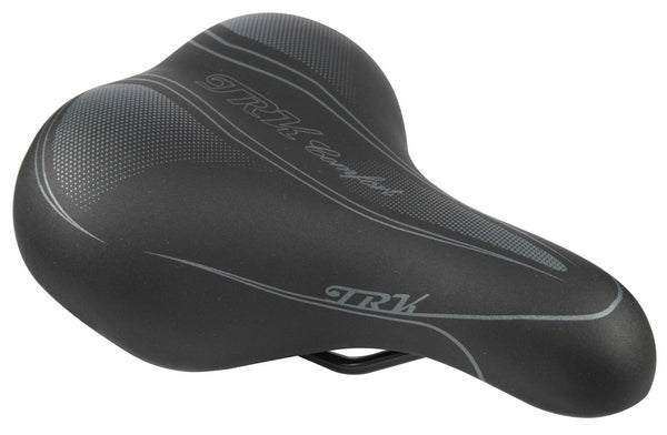 QtCychecTech Cycle Tech Trk Comfort Saddle Black Grey Blister 0300970