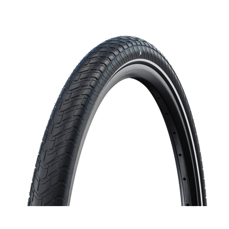 Schwalbe benelux b.v. Schwalbe Clincher Motion Big Apple 50-406 +R Schwarz