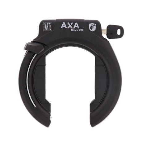 AXA XXL Schwarzer Ringschloss + Satteltasche + ULC100 Halskette