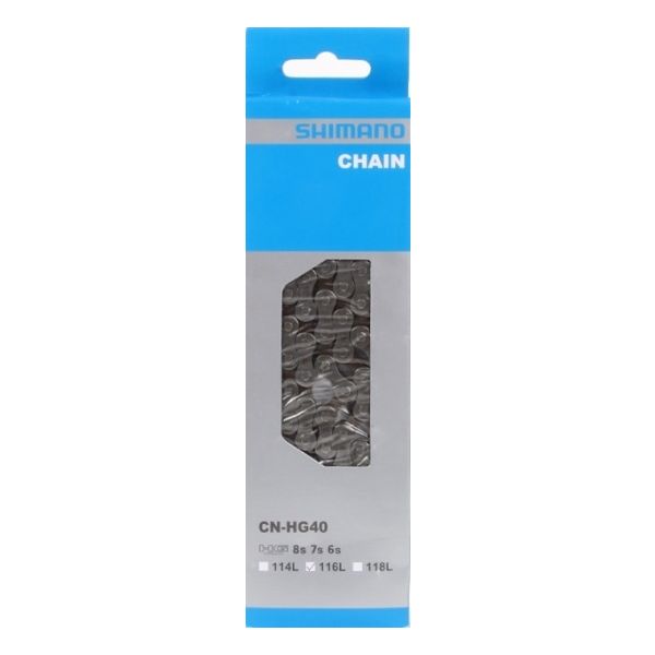 Shimano Hg40 Halskette 6 7 8V 116 Schakels - Grau